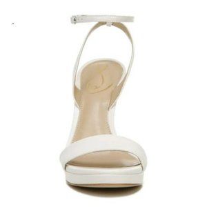 Worn Once - Sam Edelman Jade Ankle Strap Sandal White, size 8.5